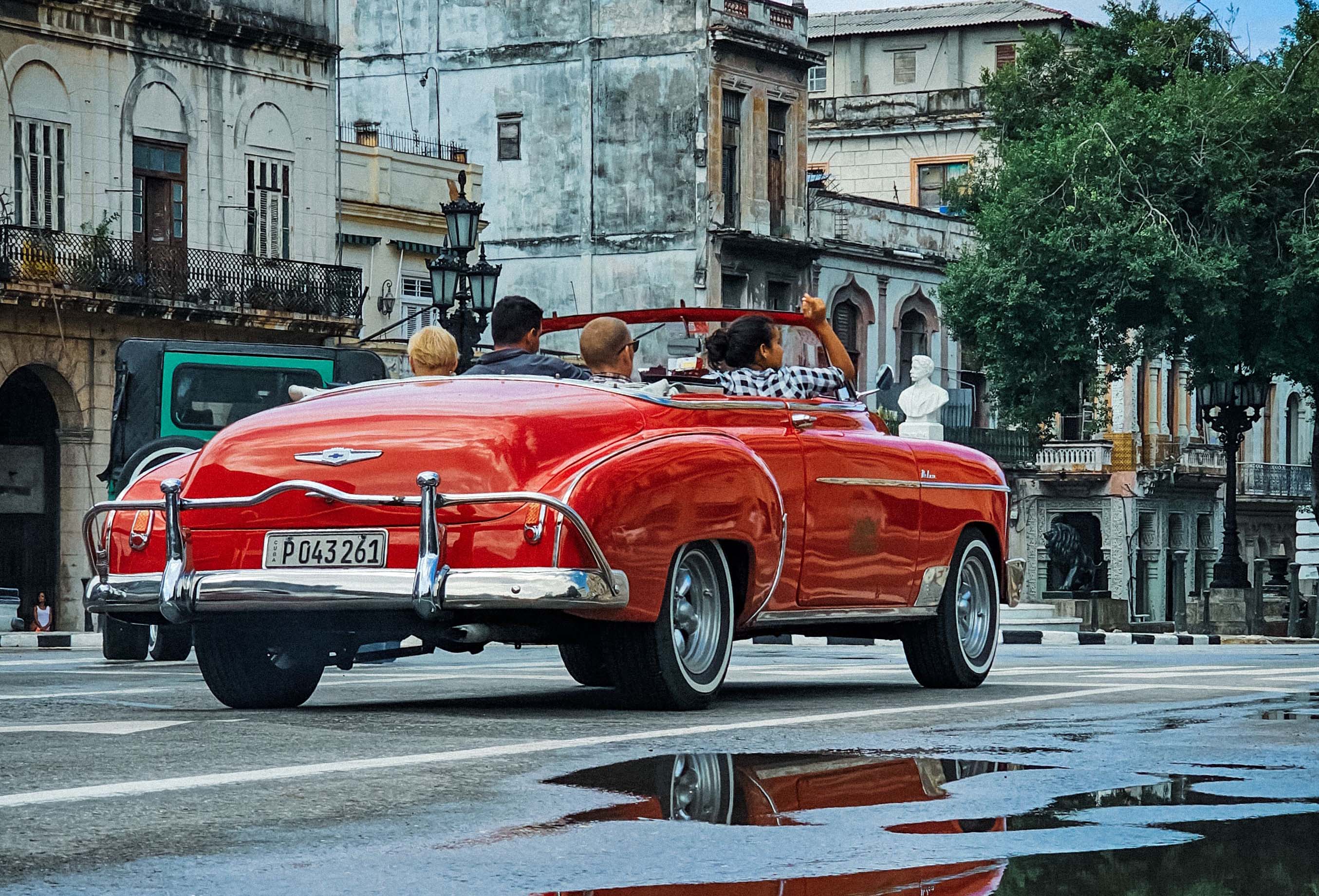 Descapotable Auto clsico La Habana